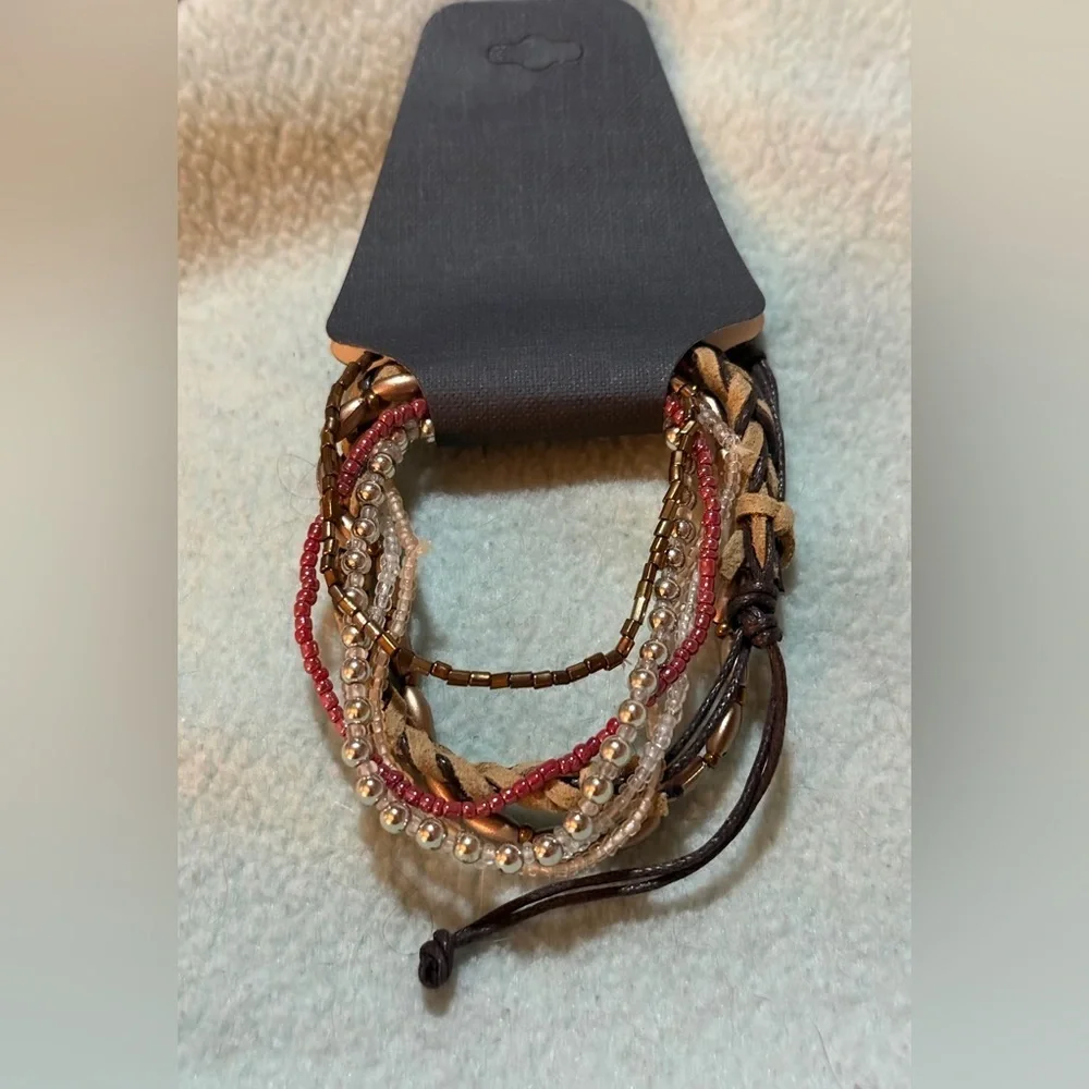 Bohemian Multi-Strand Bracelet NWT